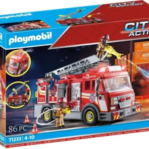 PLAYMOBIL® City Action Tuletõrjeauto tuledega